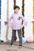 LILAC DINOSAUR SHIRT